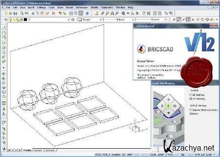 BricsCad Platinum 12 (v12.1.7.33375/RUS/2012)