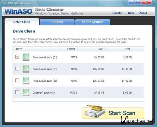 WinASO Disk Cleaner v 2.5.4
