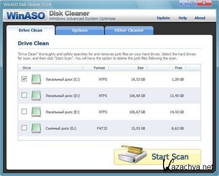 WinASO Disk Cleaner v2.5.4