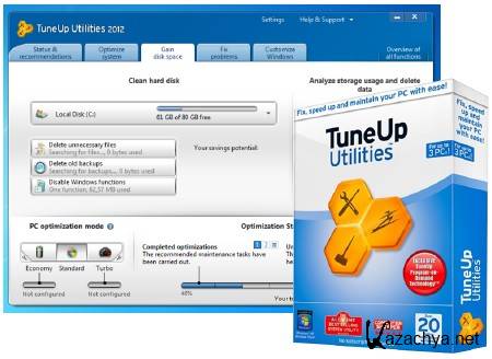 TuneUp Utilities 2012 12.0.3010.5 Final Rus/Eng RePack/Portable