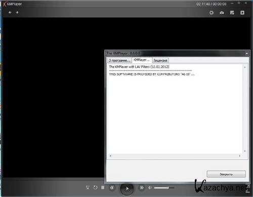 The KMPlayer 3.2.0.0 R2 LAV by 7sh3 (12.02.12) Portable