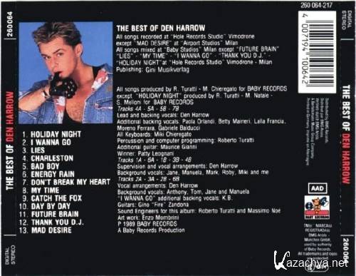 Den Harrow - The Best Of (1989)