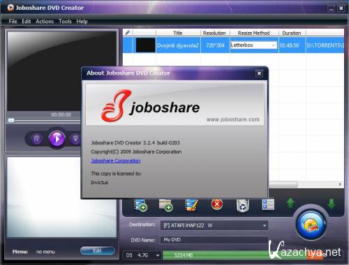 Joboshare DVD Creator v3.2.4.0203 Portable