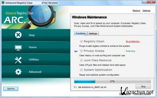 Advanced Registry Clear 2.2.3.8 Portable (ENG)