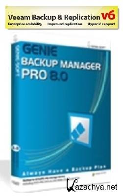 Veeam Backup & Replication 6 x86+x64 + Genie Backup Manager Pro 8