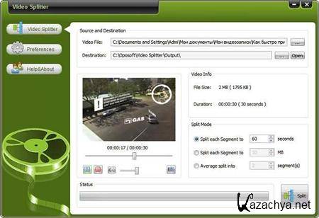 Oposoft Video Splitter 7.2