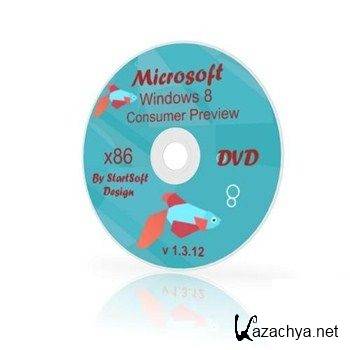 Windows 8 Consumer Preview x32 By StartSoft (ENG/RUS/2012) 