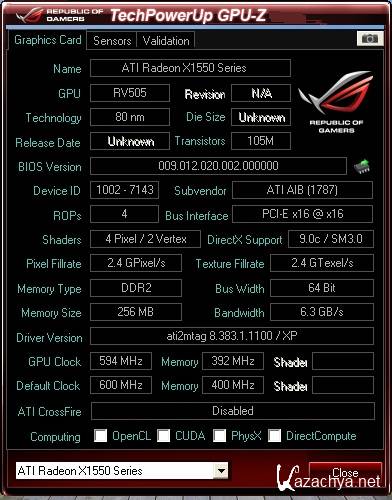 GPU-Z 0.6.0  (2012/Rus)