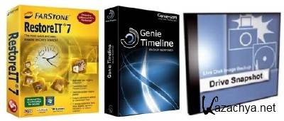 FarStone RestoreIT 7 + Genie Timeline Professional 2 + Drive SnapShot 1.4