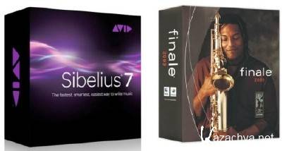 Sibelius 7 + Finale 2009 + 