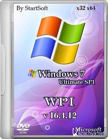 Windows 7 Ultimate SP1 By StartSoft v 16.4.12 (x32/x64/RUS/2012)