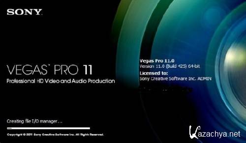 Sony Vegas Pro 11 Build 594/595 [x86,x64 /Eng,Ru/2012]