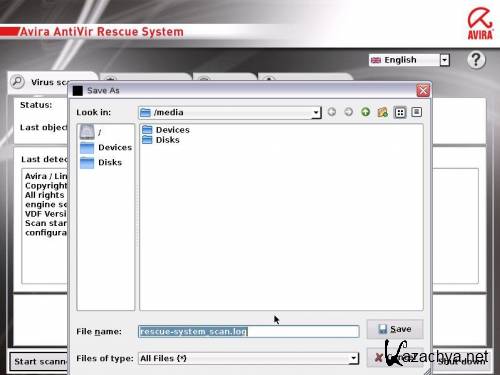 Avira Antivir Rescue System 3.7.1 (27.11.2011)