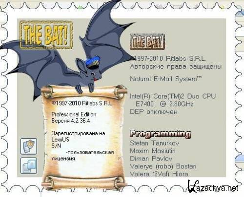 The Bat! Professional Edition 4.2.36.4 Final (3 in 1) (2011) PC / ML / Rus