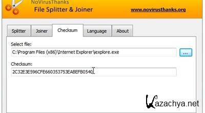 File Splitter & Joiner 1.1.0.0