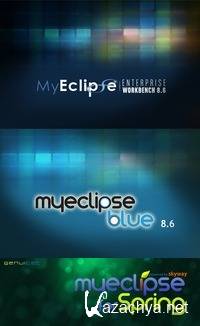 MyEclipse 8.6 ( : Enterprise, Blue, for Spring) x86+x64 [2010, ENG] + Crack