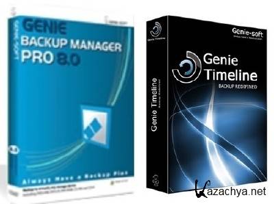 Genie Backup Manager Pro 8 + Genie Timeline Professional 2.1