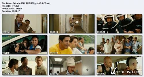  4 / Taxi 4 (2007) BDRip/1.46 Gb