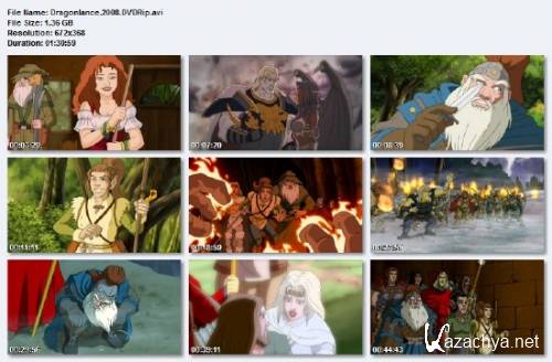 :    / Dragonlance: Dragons of Autumn Twilight (2008) DVDRip/1.36 Gb