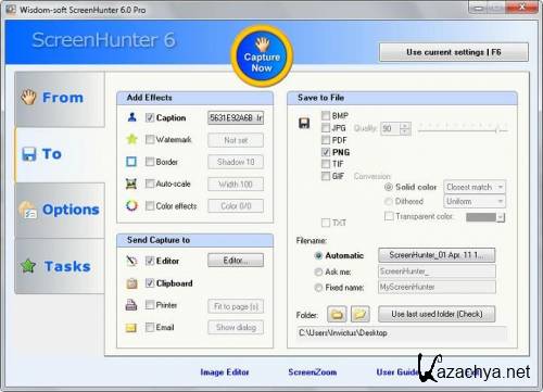 ScreenHunter Pro 6.0.837 Portable