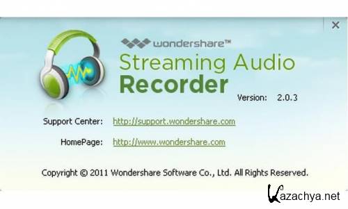 Wondershare Streaming Audio Recorder 2.0.3