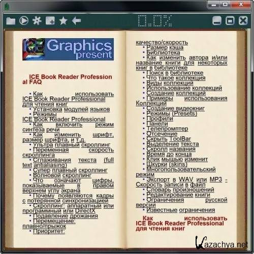 ICE Book Reader Professional 9.0.9a + Lang Pack + Skin Pack (ML/RUS)