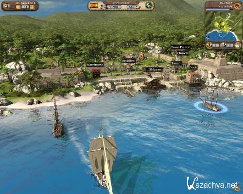 Port Royale 3: Pirates and Merchants v1.1.0 build 24450 (ENG/RePack by R.G. ReCoding) 2012