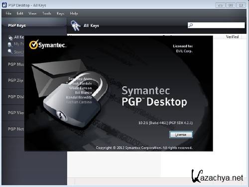 Symantec PGP Desktop 10.2.1 (build 4461) Enterprise 
