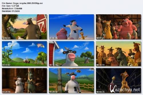 ���� � ������ / Barnyard (2006) DVDRip/1.37 Gb