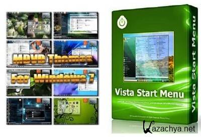   Windows 7: MDVD Themes Pack + Vista Start Menu 4.15 Portable (2012)