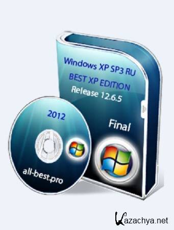 Windows XP SP3 RU BEST XP EDITION Release (86) 12.6.5 Final (2012)RUS