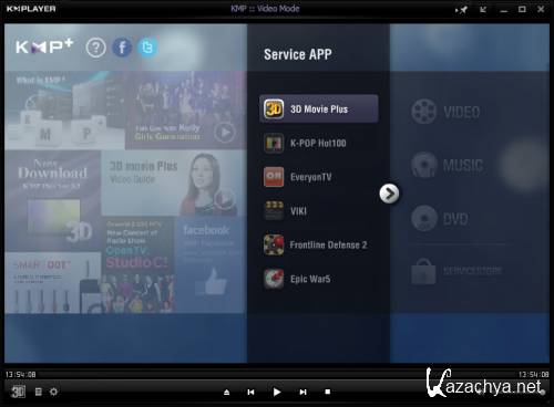 The KMPlayer 3.3.0.30 Beta (ML/RUS)