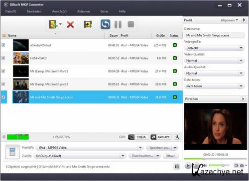 Xilisoft MKV Converter 7.4.0 Build 20120710 (ML/ENG)