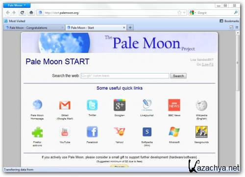 Pale Moon 12.3 Portable (RUS/ENG/UKR)