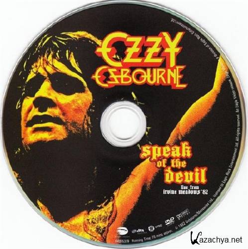 Ozzy Osbourne: Speak Of The Devil 1982 (2012) DVD9