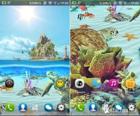 Ocean Aquarium 3D: Turtle Isle v1.1 (Android 2.1+)