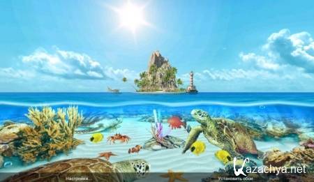 Ocean Aquarium 3D: Turtle Isle v1.1 (Android 2.1+)