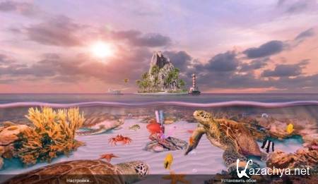 Ocean Aquarium 3D: Turtle Isle v1.1 (Android 2.1+)