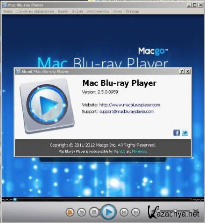 Mac Blu-ray Player 2.5.0.0959 ML Portable by Maverick 