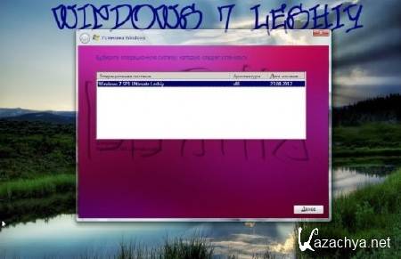 Windows 7 x86 Ultimate Leshiy v.0.1.08.12 (RUS/2012)