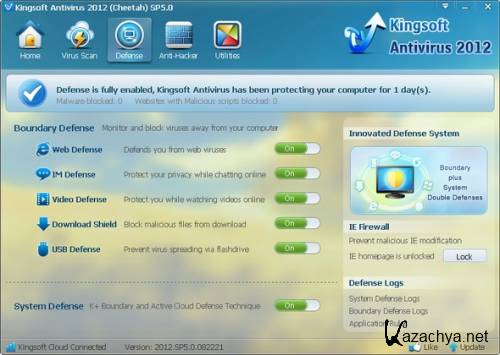 Kingsoft Antivirus 2012 SP5.0.081323 (2012)