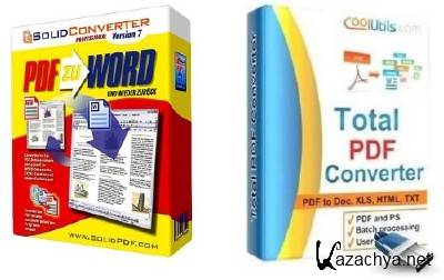 Solid Converter PDF 7.2 Final + Coolutils Total PDF Converter 2.1 + Portable  [2012, RUS]