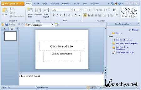 Kingsoft Presentation Professional 2012 8.1.0.3019