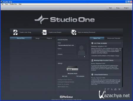 PreSonus Studio One Pro 2.0.7.19233 (2012) Eng RePack