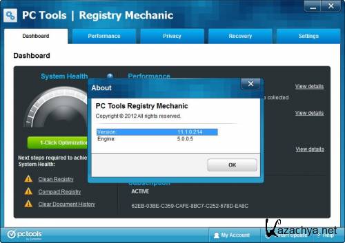 PC Tools Registry Mechanic 11.1.0.214