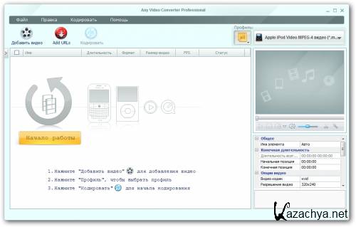 Any Video Converter Professional 3.5.2 ML/RUS