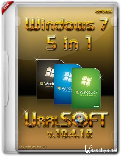 Windows 7x86x64 UralSOFT 5 in 1 v.10.4.12 (2012/RUS) x86/x64