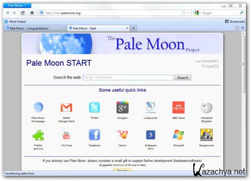 Pale Moon 15.2 Portable RUS/ENG