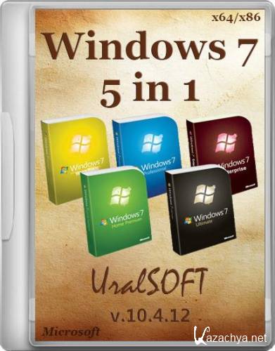 Windows 7 UralSOFT 5 in 1 v10.4.12 (x86/x64/2012/RUS)