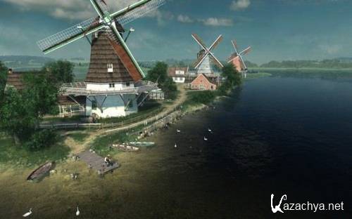 Dutch Windmills 3D Screensaver 1.0.0.3.